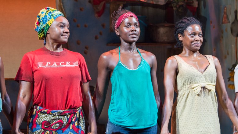 The cast of Eclipsed on stage