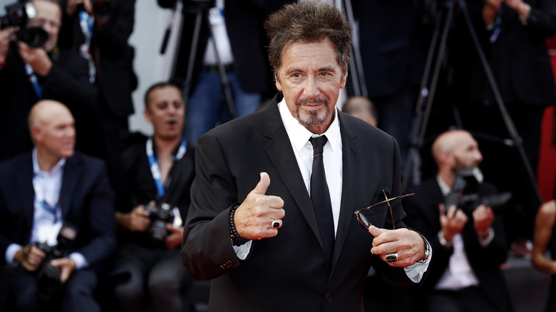 Al Pacino giving a thumbs up 