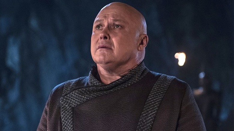 Varys looking up teary-eyed