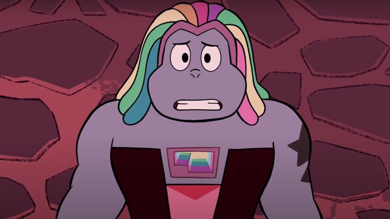 Bismuth looking anxious