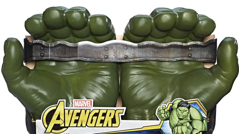 Hulk grasp fists in their packaging