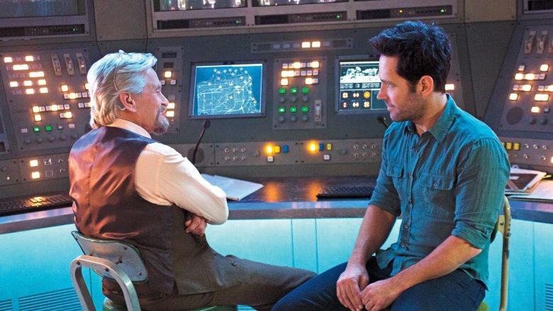 Michael Douglas and Paul Rudd in Ant-Man