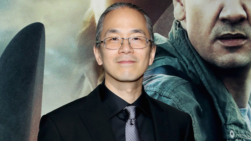 Ted Chiang at the premiere of Arrival