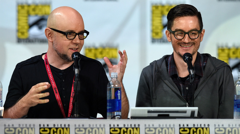 Michael Dante DiMartino and Bryan Konietzko at comic con