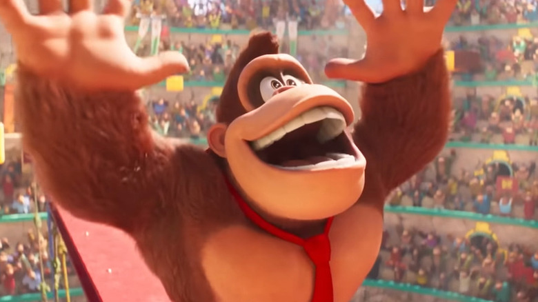 Donkey Kong waving