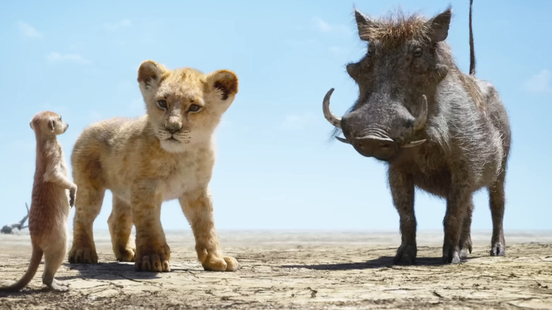 Pumbaa meeting Simba