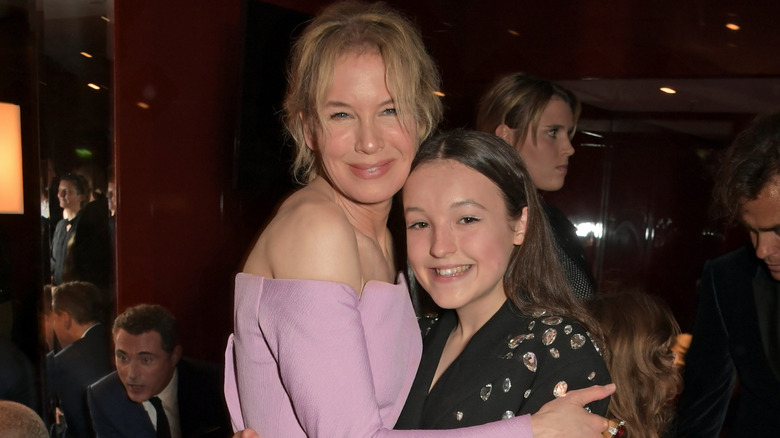 Renee Zellweger and Ramsey hugging