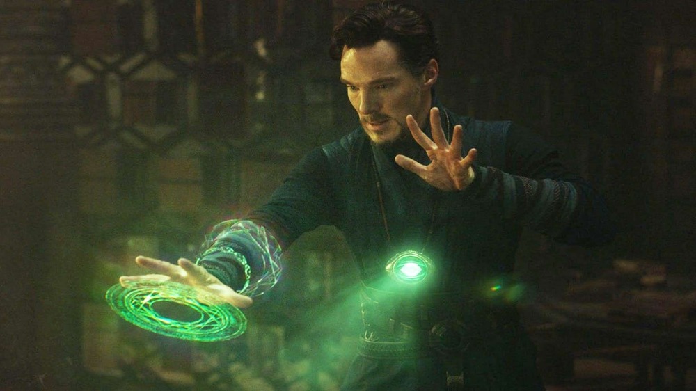 Doctor Strange using magic