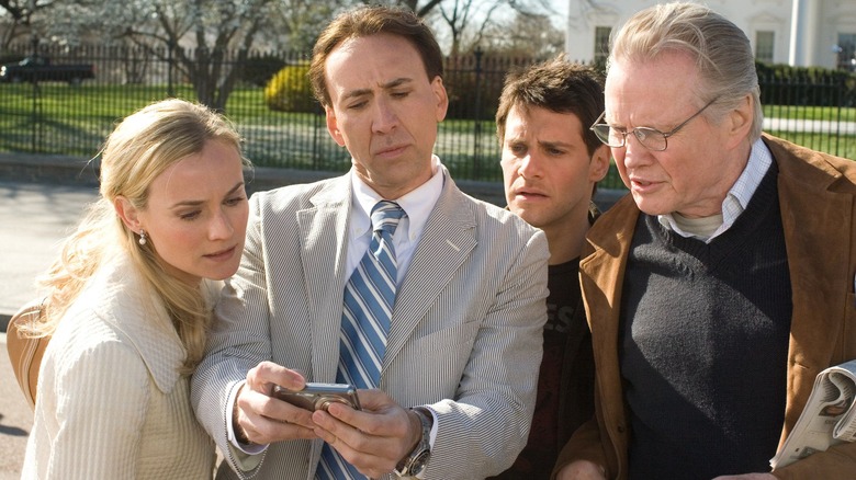 National treasure cast studying image