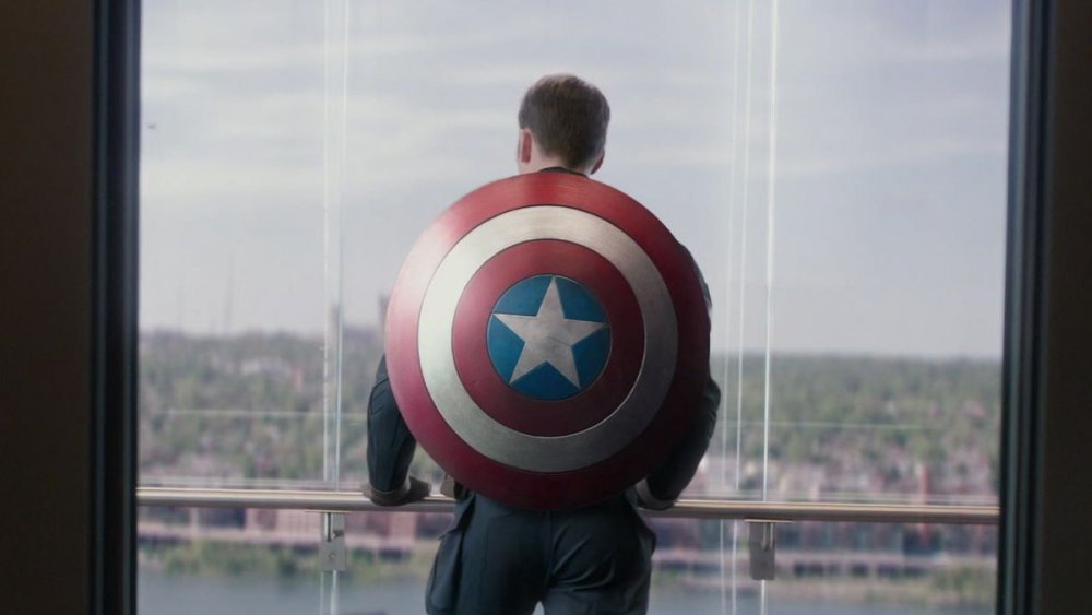 Chris Evans as Steve Rogers in Captain America: The Winter Soldier