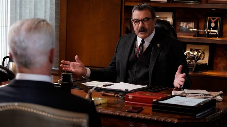 Blue Bloods Frank Reagan's desk