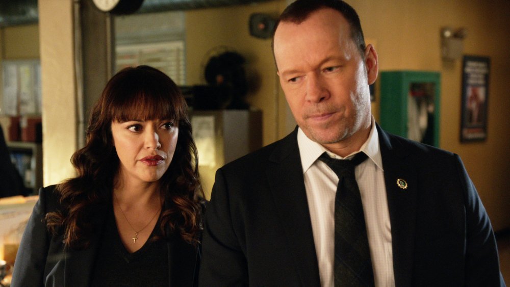 Donnie Wahlberg and Bridget Moynahan on Blue Bloods