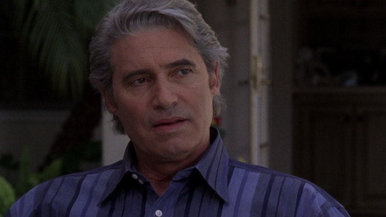 Dr. Roberts wearing blue in The O.C. 