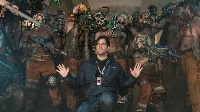 Eli Roth on Borderlands set