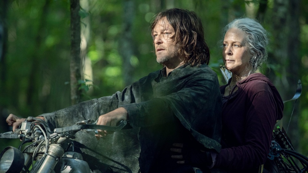 Norman Reedus and Melissa McBride on The Walking Dead