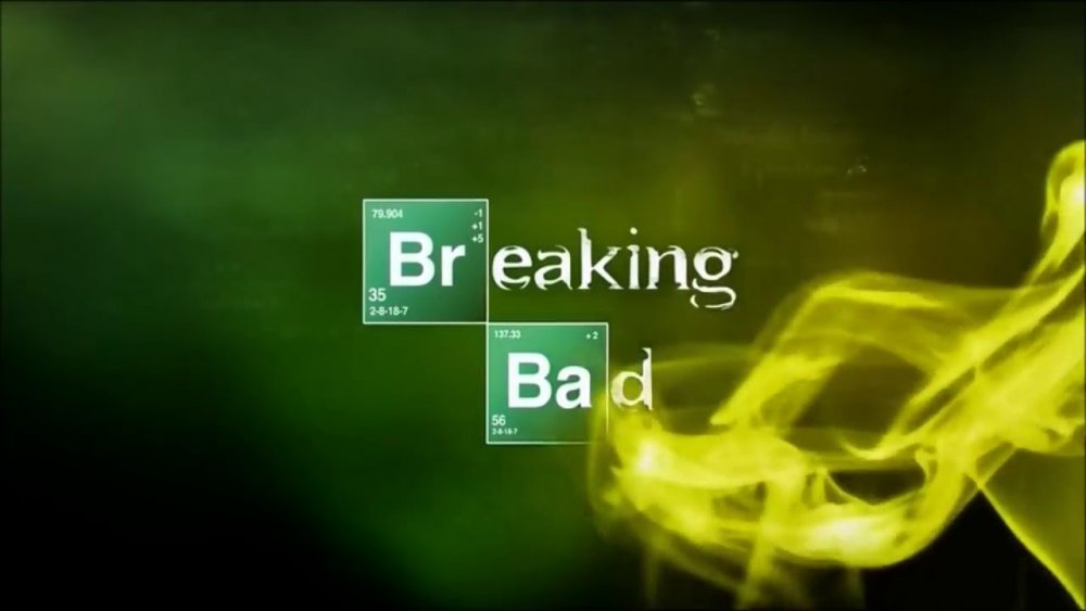 A still from the title sequence of Breaking Bad