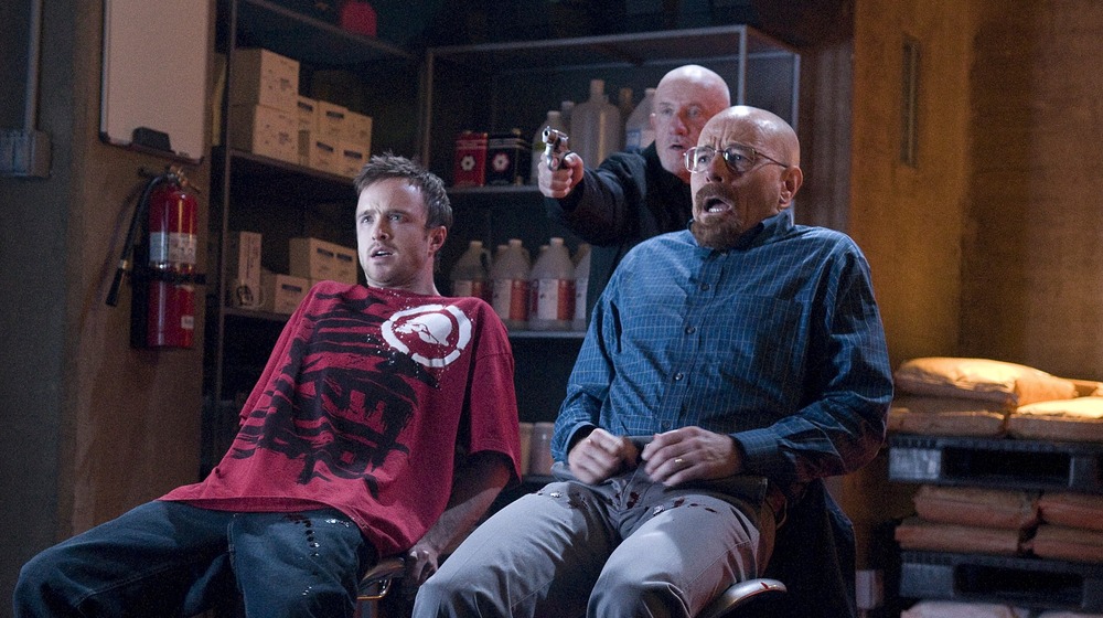 Aaron Paul and Bryan Cranston in Breaking Bad