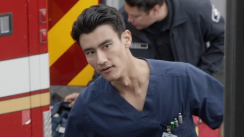 Alex Landi as Dr. Nico Kim in "Station 19"