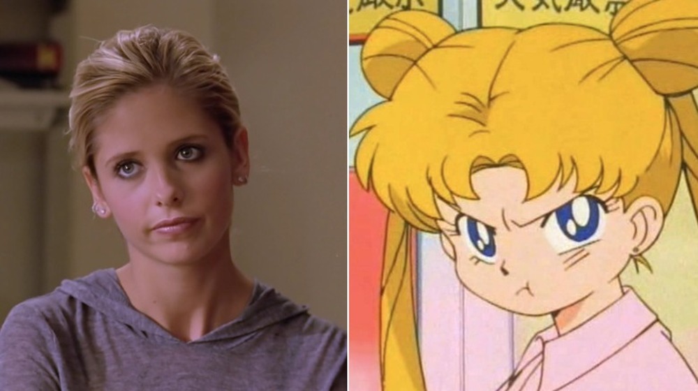 Sarah Michelle Geller in Buffy the Vampire Slayer, Sailor Moon