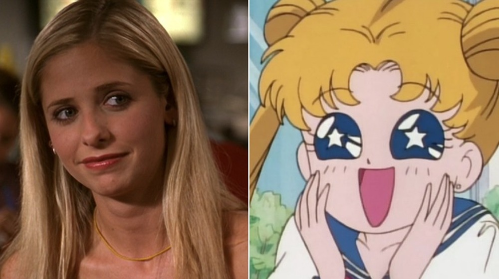 Sarah Michelle Geller in Buffy the Vampire Slayer, Sailor Moon