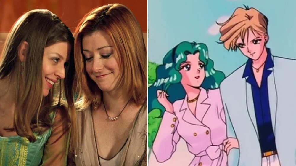 Amber Benson and Alyson Hannigan in Buffy the Vampire Slayer, Sailor Moon