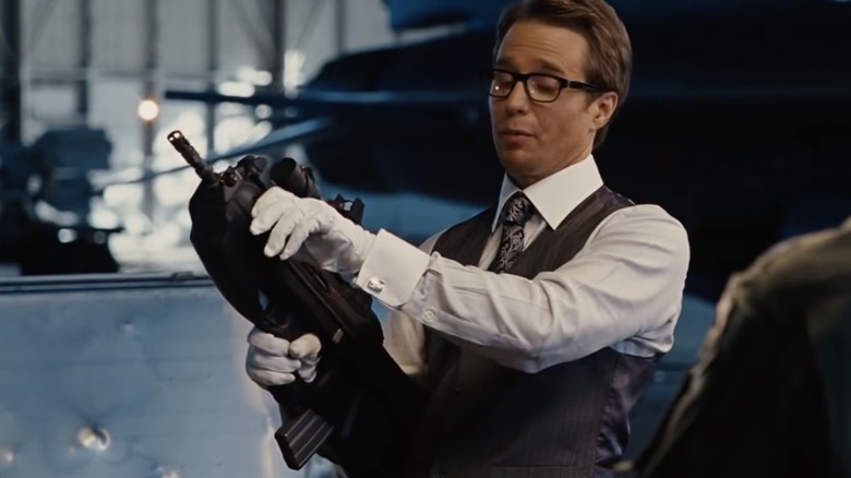 Justin Hammer looking smug