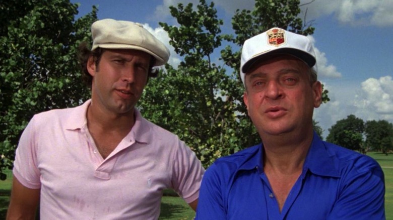 Chevy Chase and Rodney Dangerfield in Caddyshack