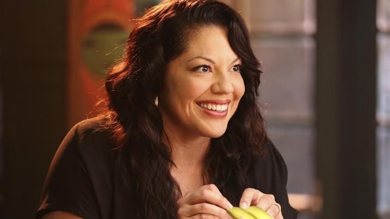 Callie Torres smiling on Grey's Anatomy