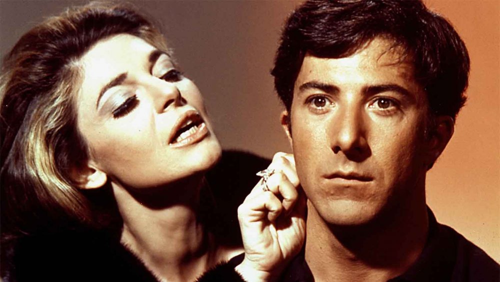 Anne Bancroft and Dustin Hoffman in The Graduate