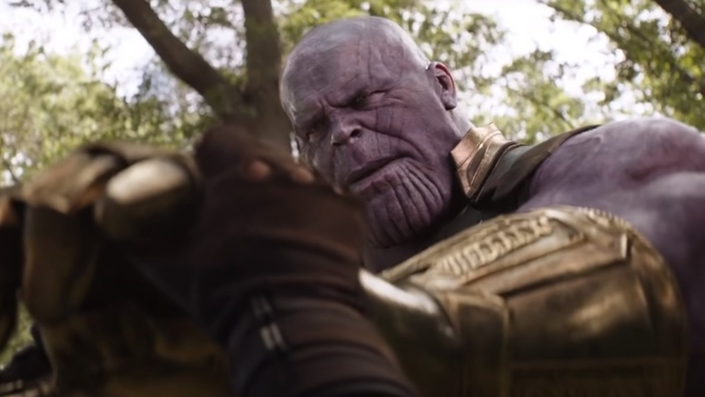 Thanos looking confused