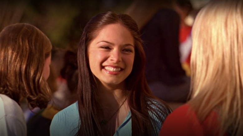 Lana smiling on Smallville