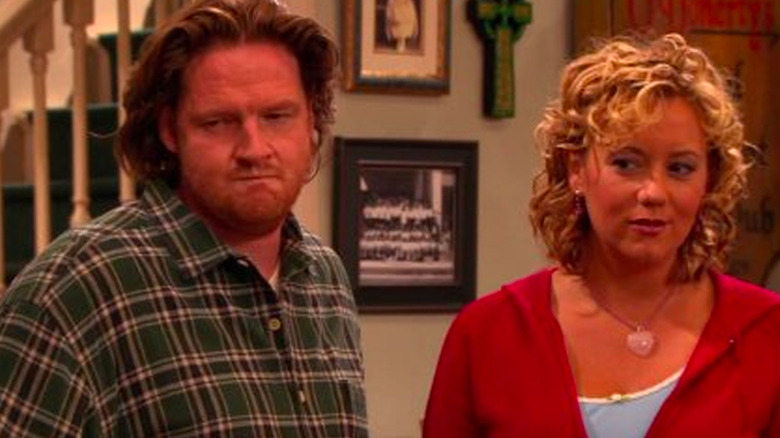 Donal Logue and Megyn Price in Grounded for Life