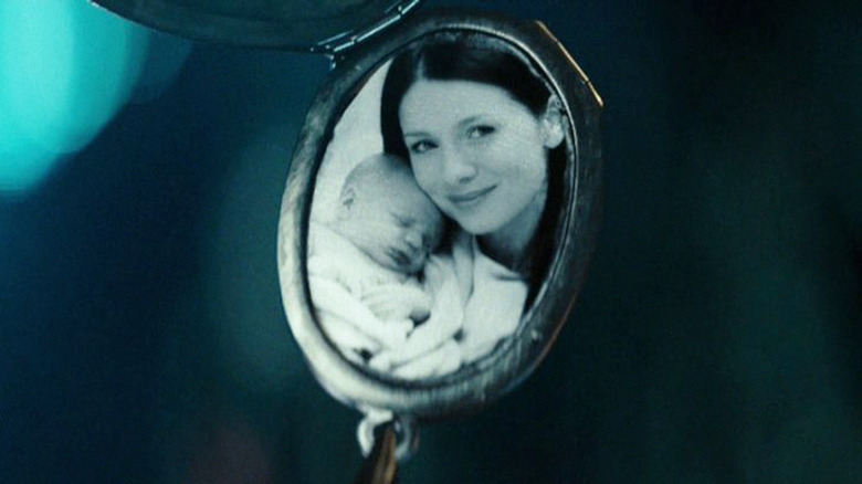 Locket with Elizabeth Holding Baby