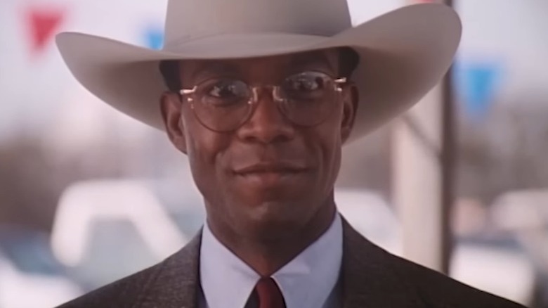 Clarence Gilyard Jr. wearing a hat