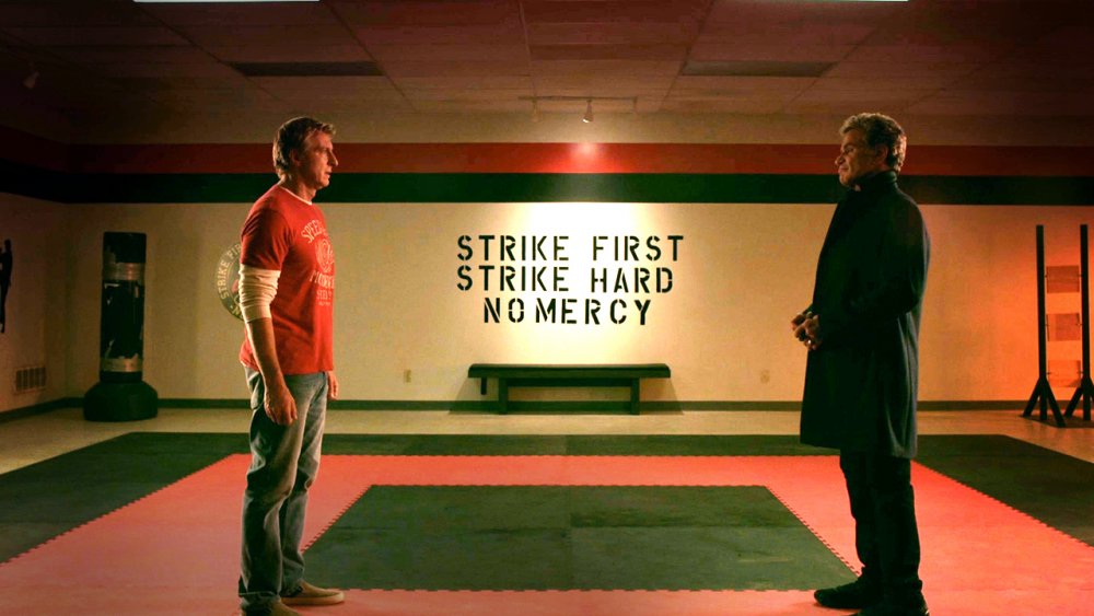 William Zabka and Martin Kove in Cobra Kai