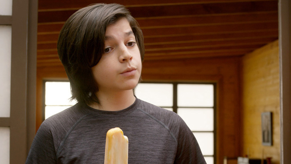 Anthony LaRusso eating popsicle Cobra Kai