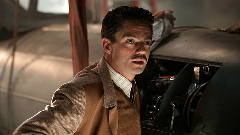 Howard Stark tinkering with an engine