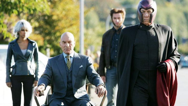 Professor X, Magneto, Storm, and Wolverine in X-Men: The Last Stand