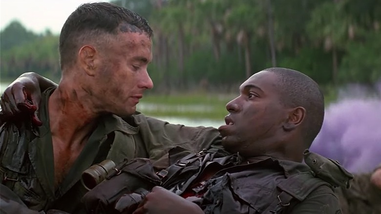 Forrest comforts Bubba