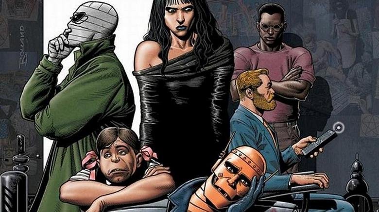 Team shot of the Doom Patrol from the comics