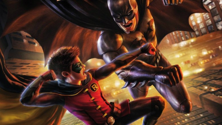 Robin fighting Batman