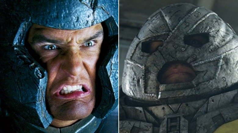 Split image of Vinnie Jones as Juggernaut in X-Men: The Last Stand and the CGI rendered Juggernaut of Deadpool 2