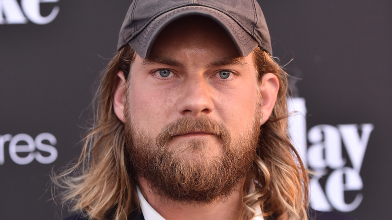 Jake Weary looking straight at camera