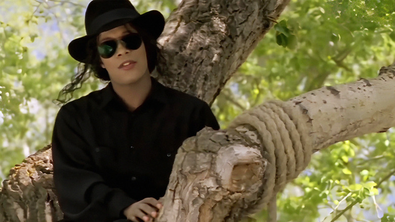 Alexander's Michael Jackson in tree