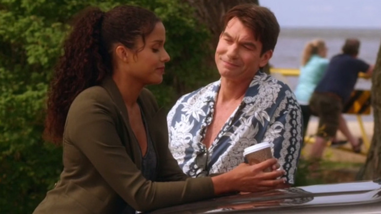 Sydney Tamiia Poitier, Jerry O'Connell in Carter