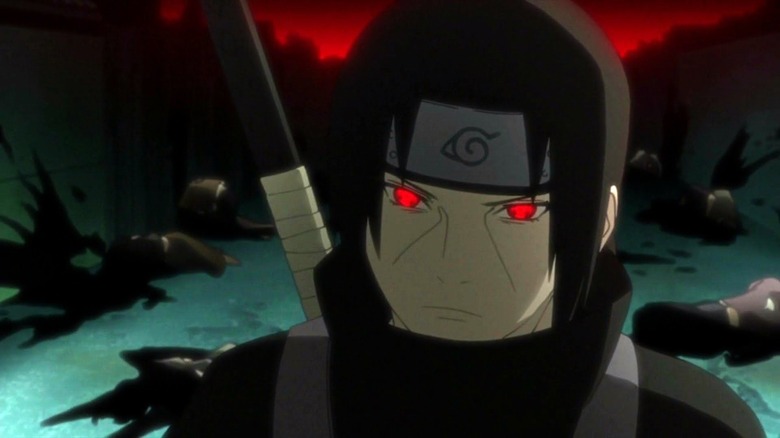 Itachi massacring the Uchiha