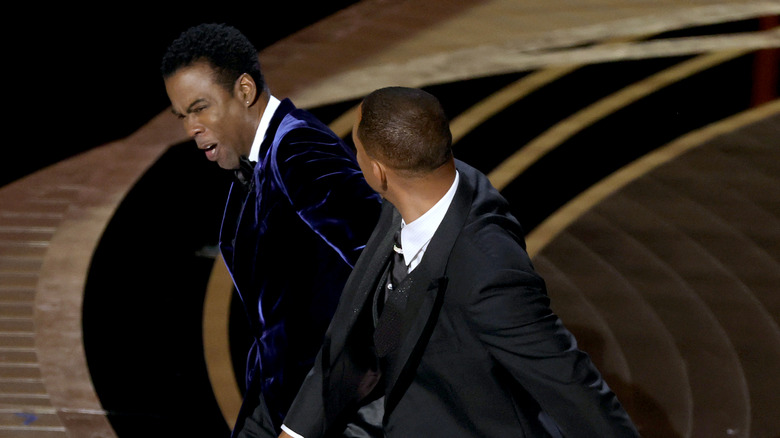 Will Smith slaps Chris Rock