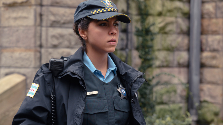 Isabel in Uniform Inquisitive Look