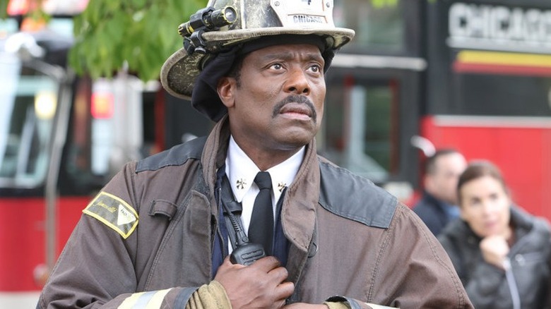 Eamonn Walker in firefighter gear