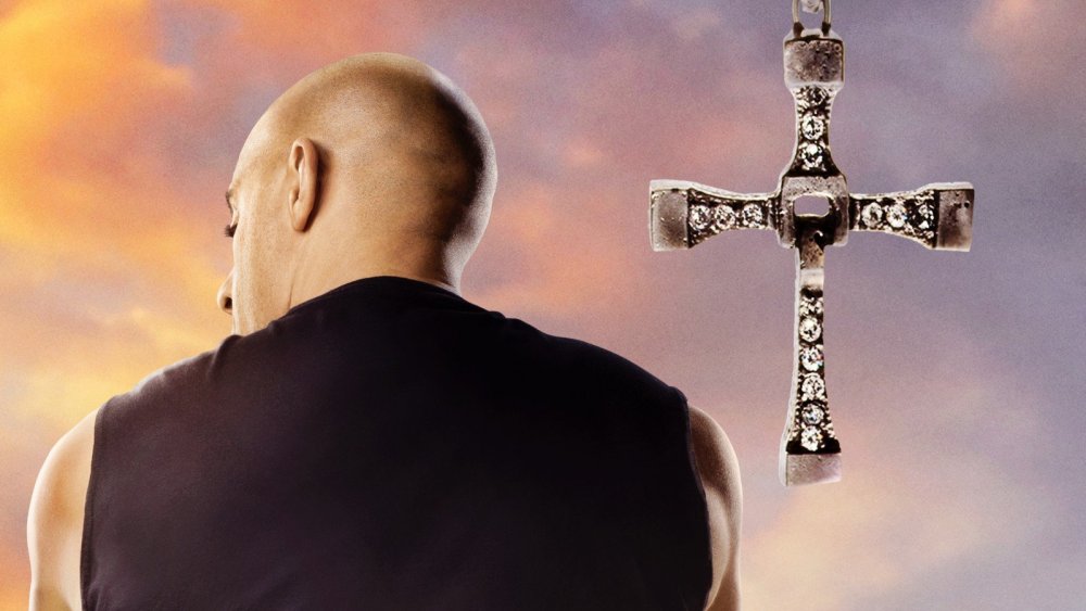 Vin Diesel as Dom Toretto Fast and Furious 9 poster necklace